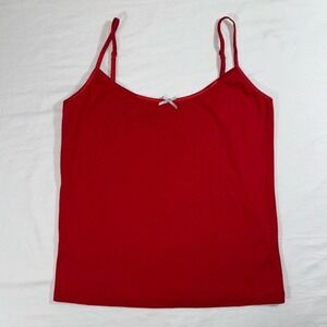 NWT Victorias Secret Y2K Red Tank Top‎ with little Bow Size Medium
